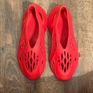Red Slip-On Foam Shoes